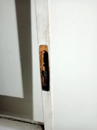 Puerta vintage con cristal