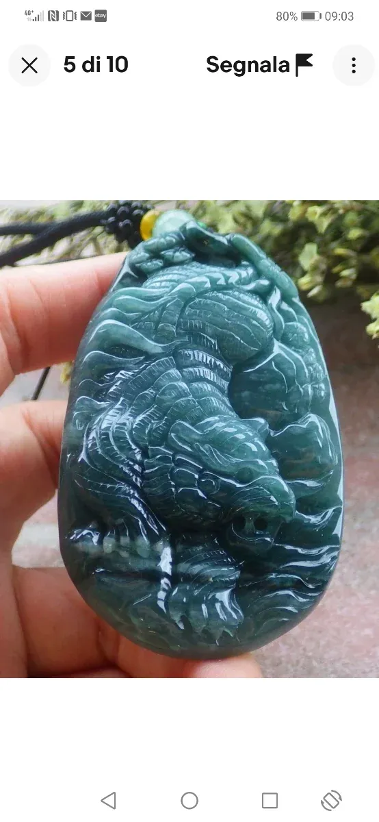 Ciondolo Giada Burma 46,74g