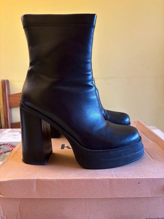 Botines mujer tacón plataforma