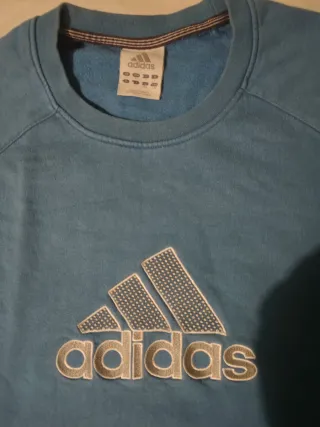 Felpa Adidas blu heavy Originale