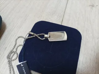 Tommy Hilfiger Collar para Hombre Acero Inoxidable