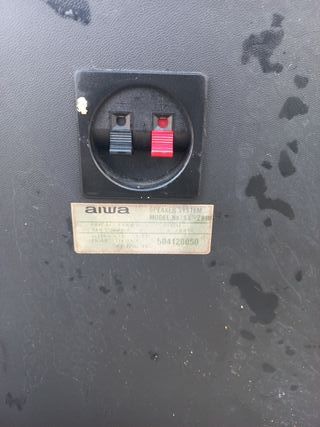 Altavoces Aiwa Negros