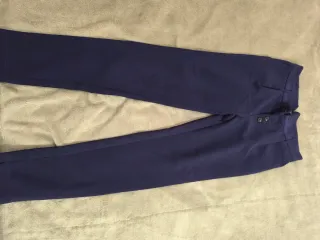 Pantalones de vestir morados mujer