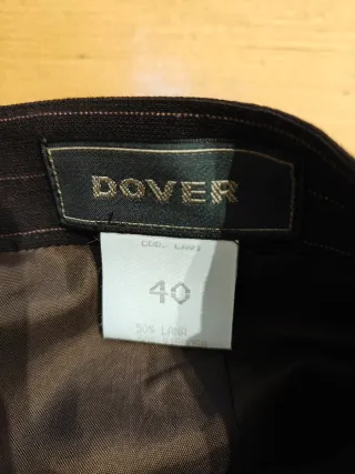 Falda larga Dover marrón oscuro talla 40