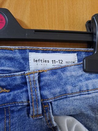 Vaqueros niña Lefties Talla 11-12