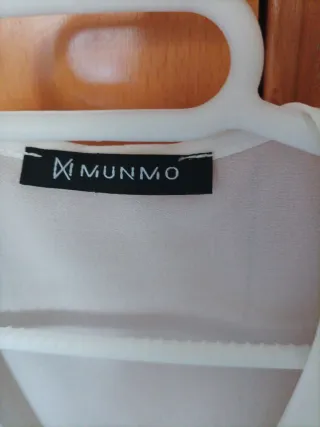 Blusa Gasa Mujer Talla Única Blanca