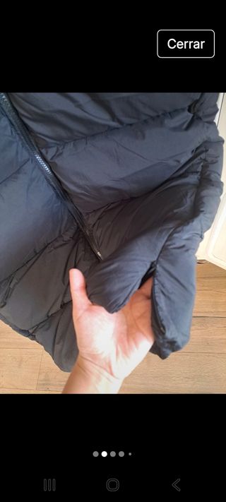 Plumifero largo Zara