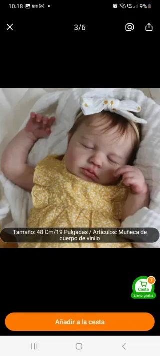 Muñeca Reborn 48cms