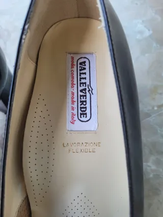 Décolleté Valleverde vernice marrone scuro