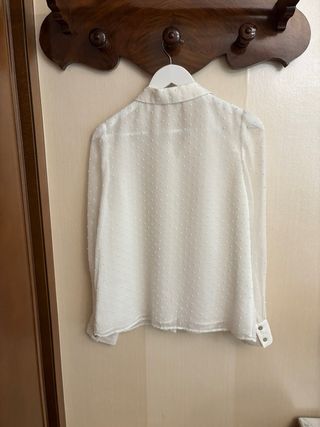 Blusa FORMULA JOVEN blanca talla 42