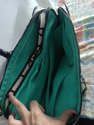 Maletín Tous Original Beige y Negro