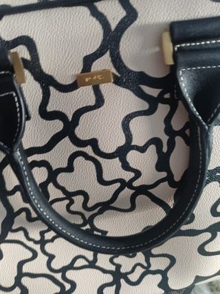 Maletín Tous Original Beige y Negro