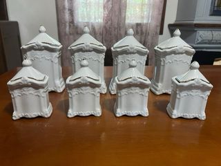 Servizio porta spezie ceramica 8 pezzi