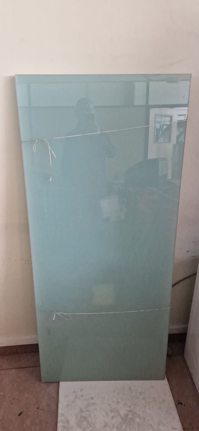 Cristales laminados mate 4+4. Techo exterior