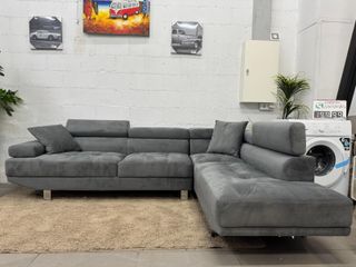 Sofá Rinconera Gris 260cm