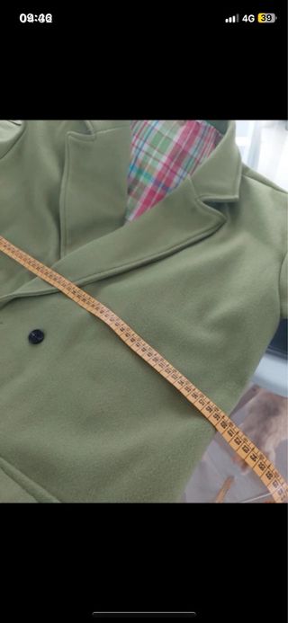 Cappotto misslook verde pisello taglia XL