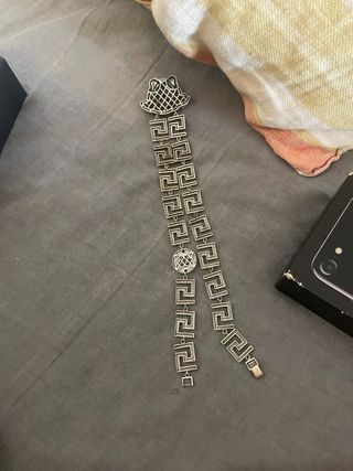 Cadena Versace Medusa Plata