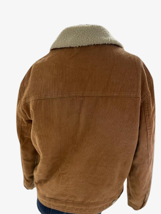 Abrigo Bershka T.S Beige/Marrón