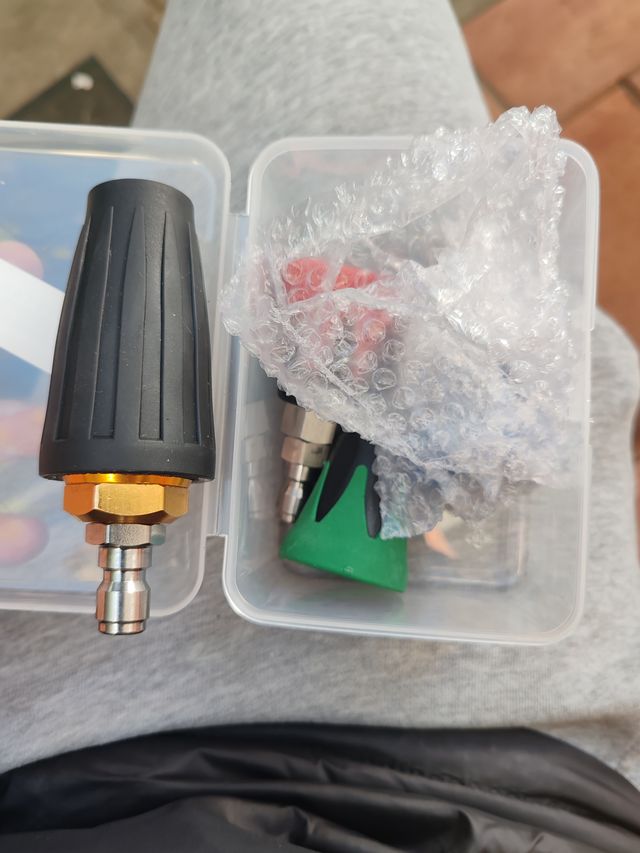 Boquillas para hidrolimpiadora + mango