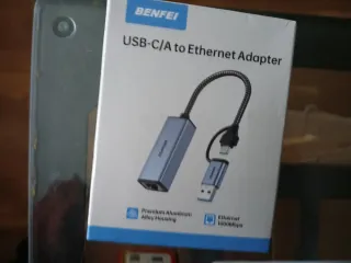 Adaptador de USB-C/A a Ethernet de la marca BENFEI