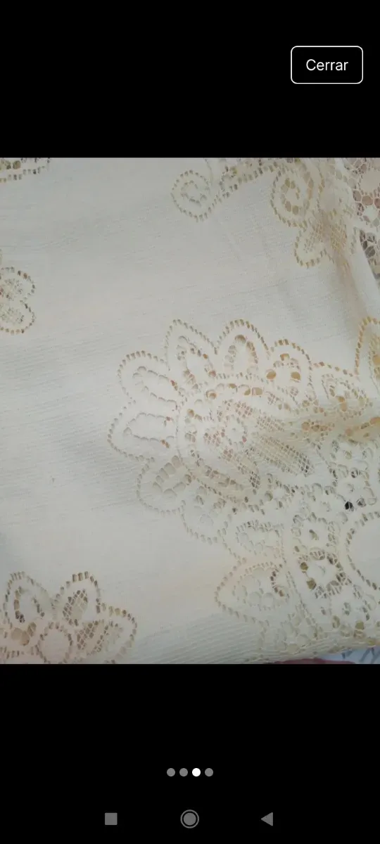 Paño de mesa vintage encaje