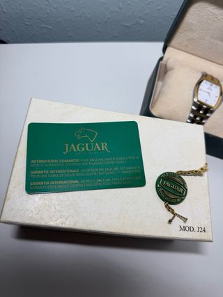 RELOJ JAGUAR ORO Y ACERO 