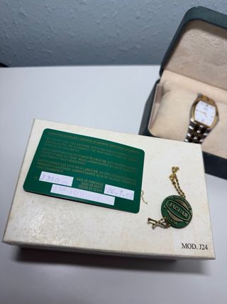 RELOJ JAGUAR ORO Y ACERO 