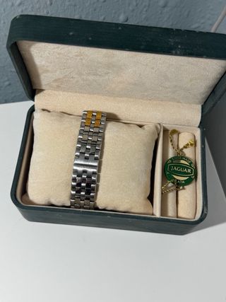 RELOJ JAGUAR ORO Y ACERO 