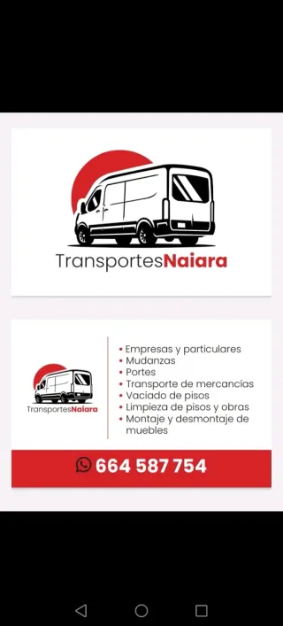 MUDANZAS, TRANSPORTES,ESCOMBROS