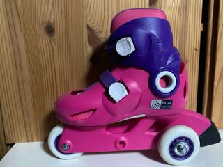 Patines ajustables rosas y morados