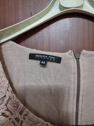 Abito corto in pizzo con fodera - Patrizia Pepe –