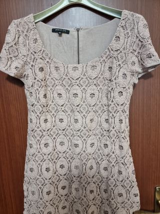 Abito corto in pizzo con fodera - Patrizia Pepe –