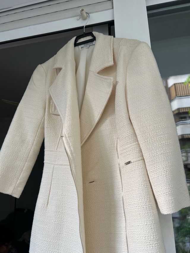 Abrigo tipo blazer Morgan beige XS