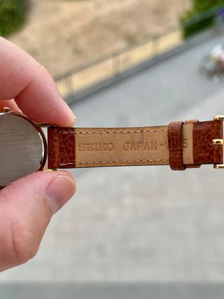 Reloj Seiko Quartz Vintage Gold NOS *Año 2003*