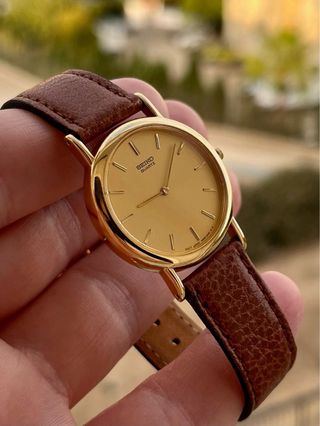 Reloj Seiko Quartz Vintage Gold NOS *Año 2003*