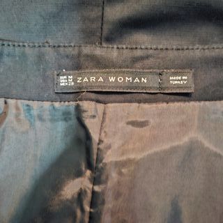 Falda Zara Negra Talla M