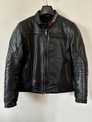 Giacca Moto Dainese Pelle Nera