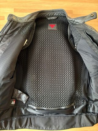 Giacca Moto Dainese Pelle Nera