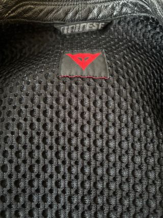 Giacca Moto Dainese Pelle Nera