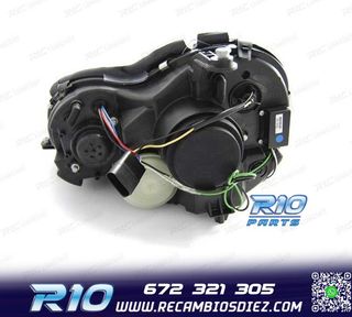 FAROS MERCEDES CLASE CLK W209 02-09 LUZ DIURNA FONDO CROMO