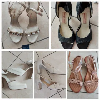 Lotto 5 paia Sandali numero 37
