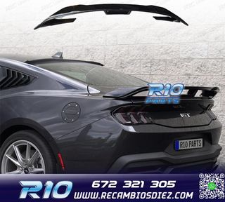 ALERON SPOILER FORD MUSTANG 24- LOOK DARK HORSE NEGRO BRILLO