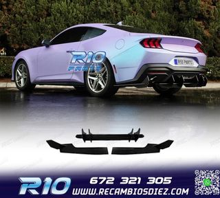 DIFUSOR FORD MUSTANG 24- NEGRO BRILLO