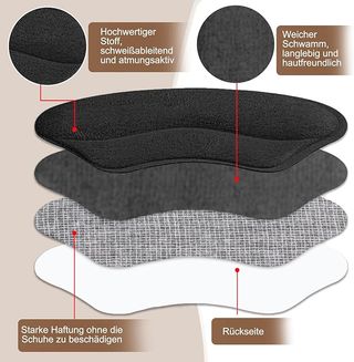 Taloneras Antideslizantes para Zapatos (6 uds)