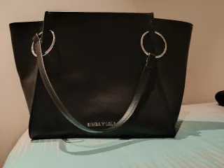 Bolso shopper Bimba y Lola piel negro