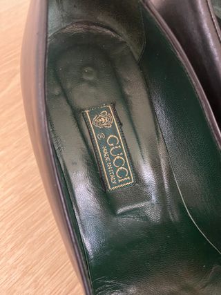 Zapatos Gucci Vintage Piel Talla 36.5