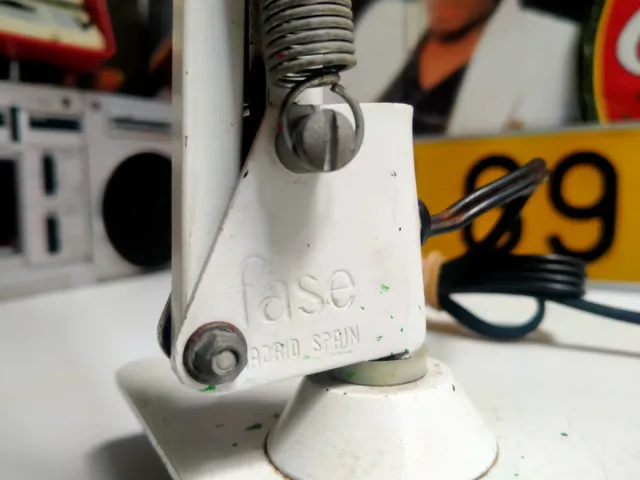 Lámpara Escritorio Vintage FASE Metal Blanco