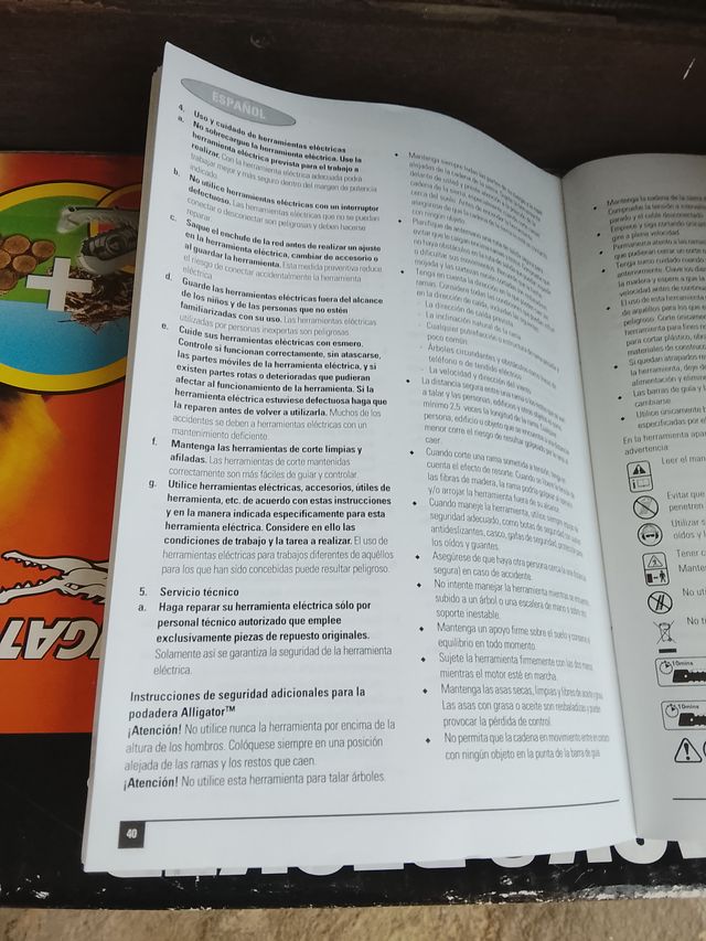 Motosierra Black+Decker Alligator