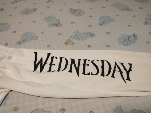 Sudadera Blanca Miércoles Addams talla 14Y+