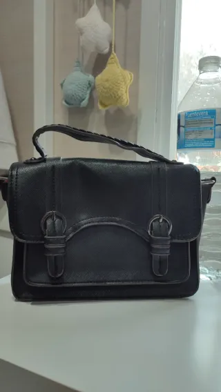 Bolso satchel negro